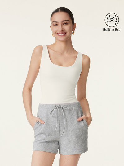 OGLmove U-neck New Airy Bra Tank Milk Cream XS
