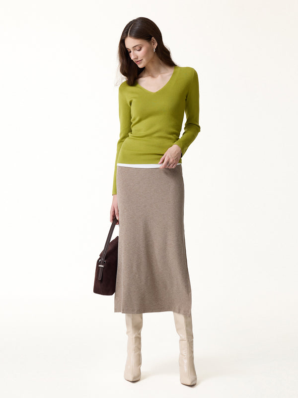 OGLmove V-Neck Merino-Blend Sweater