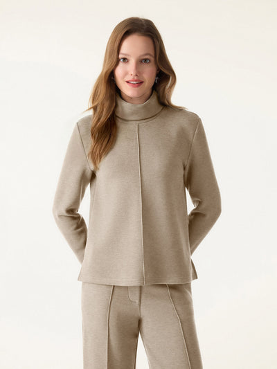 FuzzLuxe Turtleneck Long Sleeve Top