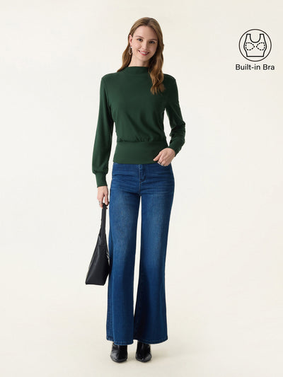 ProWarm Mockneck Bishop Sleeve Brami