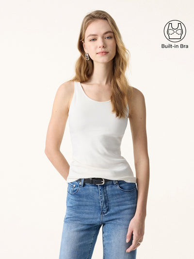 Cotton Lyocell U-Neck Brami Tank