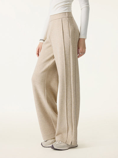 Cozy Warm High Rise Straight Leg Pull-On Pants