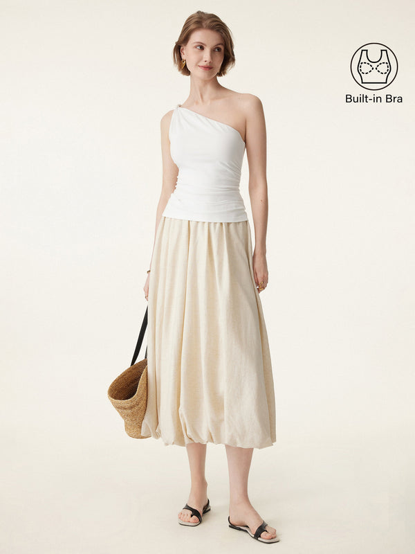 OGLmove One Shoulder Twisted Bra Tank