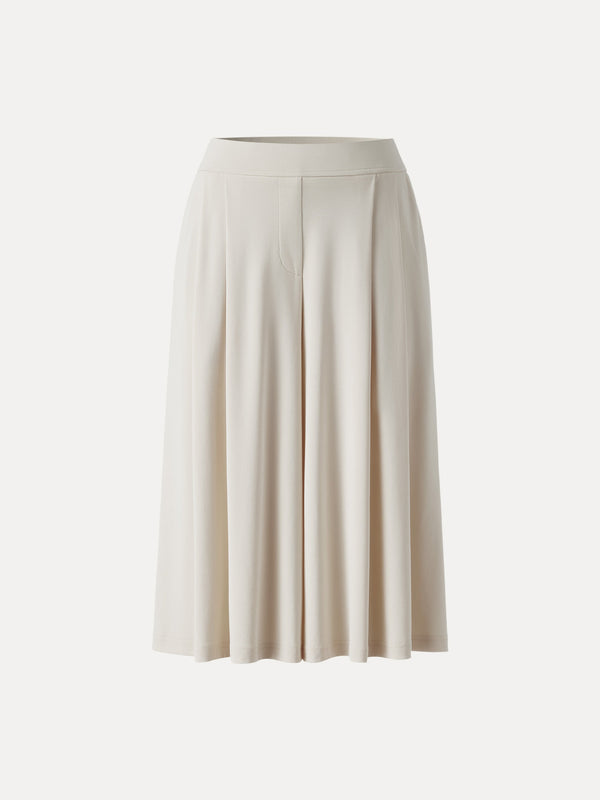 OGLmove Sandwashed Super Flowy Cropped Palazzo Leg Pant with Pockets Morning Mist XS
