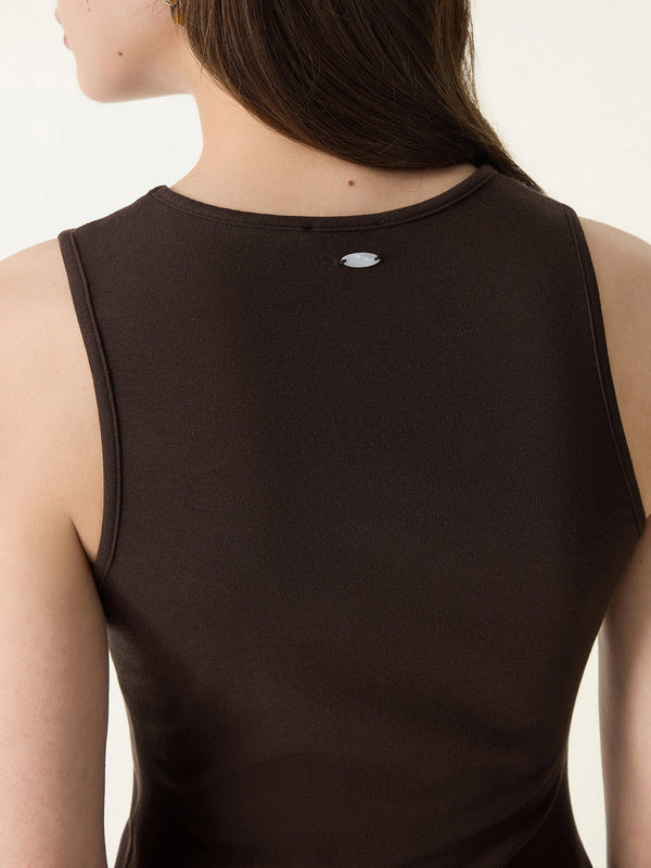 Non-Itch Lyocell Wool Round Neck Tank