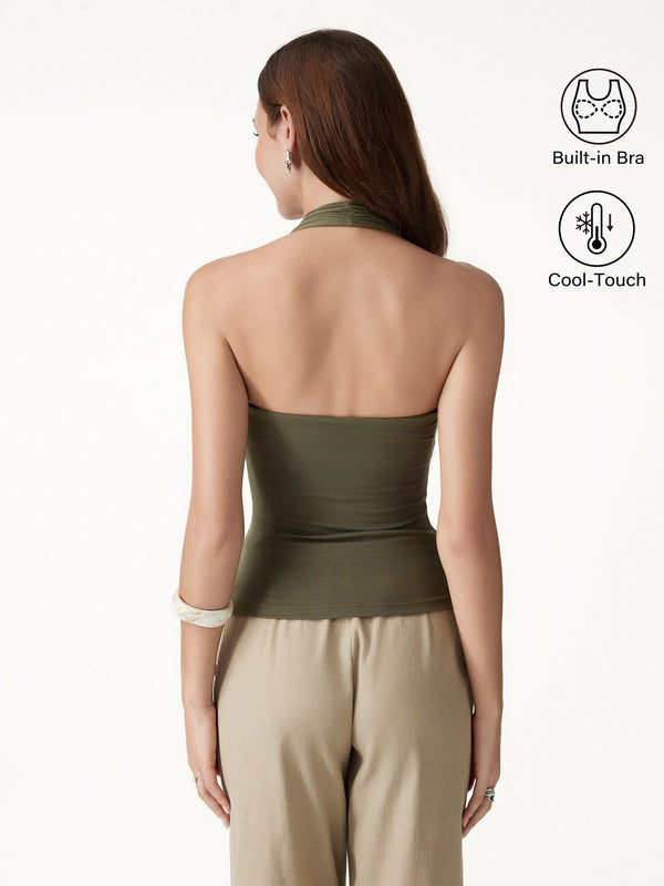 OGLmove CoolTouch Halter Going-Out Bra Top